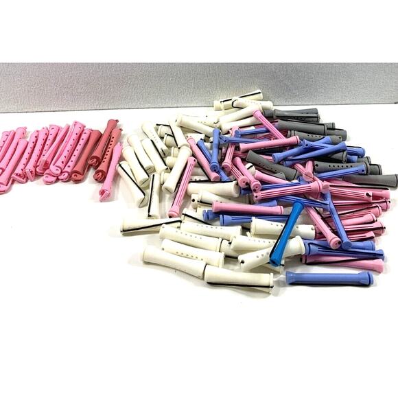 Plastic Permanent Wave Rods Hair Styling Device Different Sizes Lot Over 100 - Picture 8 of 8